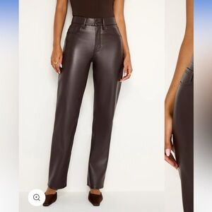 Good American Faux leather Pants